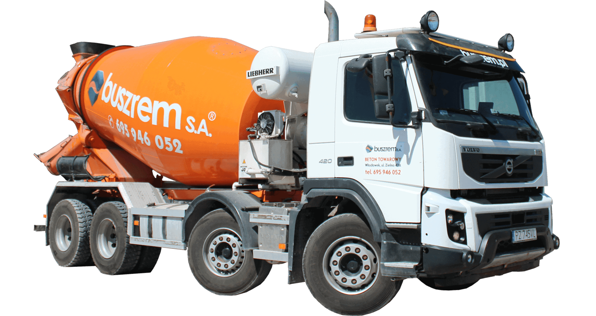 betoniarka left Buszrem Beton Betoniarka